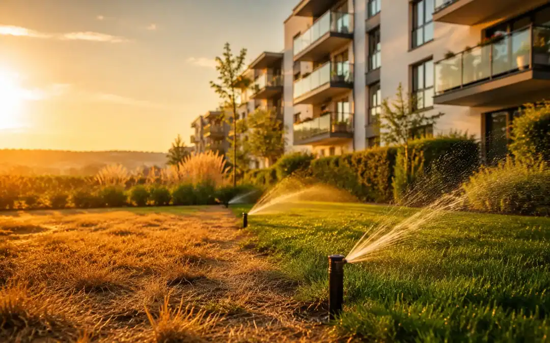 Bewässerungsanlagen im Klimawandel: Wie Hitzeperioden die Planung von Gartenbewässerung in Wohnanlagen verändern
