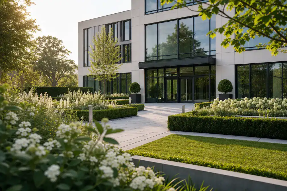 Gartenservice für Unternehmen: Außenanlagen als Arbeitgebermarke und Visitenkarte nutzen