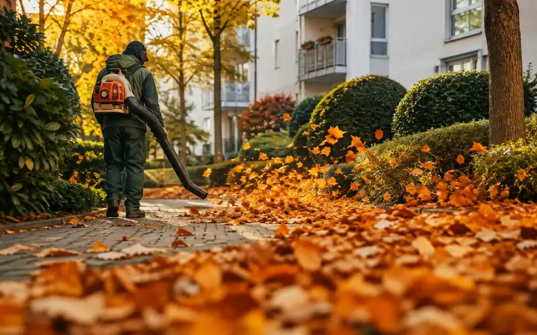 Laubfall und Strauchschnitt im Herbst: Pflegekonzept für Wohnanlagen und Firmenobjekte
