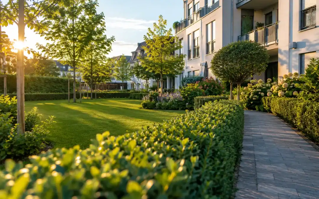 Gartenpflege Hainburg: Jahrespflege-Pakete für Wohnanlagen und Firmen im Kreis Offenbach